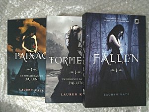 Coleção Fallen - Lauren Kate C/3 volumes (marcas)