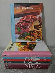 Coleção Cozinha do Mundo - Abril Coleções C/8 Livros