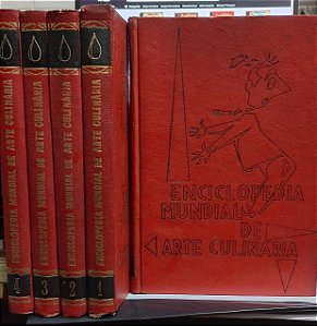 Enciclopédia mundial de arte culinária - 5 Volumes