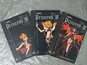 Coleção Príncess - Misaho Kujiradou, Courtney Love e D. J. Milky C/3 volumes