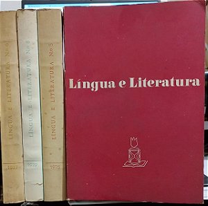 kit 4 volumes Língua e literatura Revista do departamento de letras USP