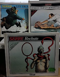 Kit 3 livros - Hq's Serre - em Francês