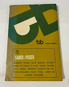 Saber / Poder (Revista Tempo Brasileiro nº 75) - Benedito Nunes