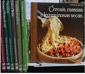 Coleção Cozinhar Melhor - 7 Volumes - Capa Dura - Time Life