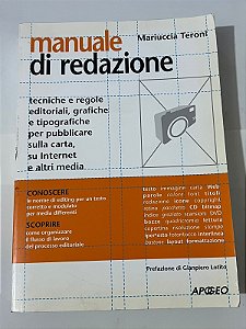 Manuale di redazione – Mariuccia Teroni (italiano)