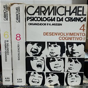 Kit psicologia da criança 3 Volumes - P. H. Mussen