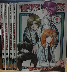 Mangá Princess Princess - Coleção (1 ao 5) - Mikiyo Tsuda