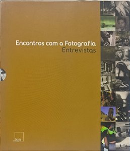 Box 2 livros :Encontros com a Fotografia e Encontros com a Fotografia: Entrevistas acompanha DVD -Simonetta Persichetti