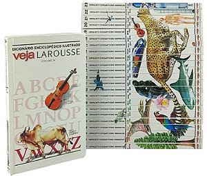Dicionário Enciclopédico ilustrado Veja Larousse - 24 Vols Completa