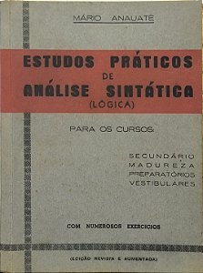 Estudos práticos de analise sintática (logica) - Mario Anauate