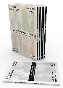 BOX - Quatro x Quatro: Clóvis Barros Filho, Leandro Karnal, Mario Sergio Cortella e Monja Coen