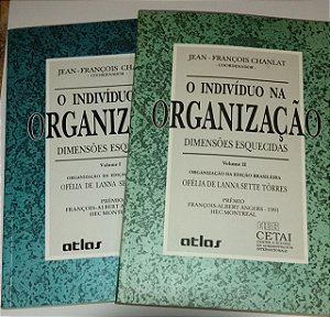 O indivíduo na organização - 2 volumes - Jean François Chanlat