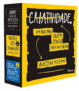 Box criatividade - Austin Kleon - 3 Volumes