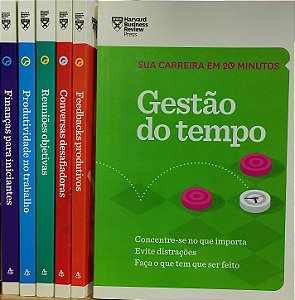 Harvard Business Review - Sua Carreira em 20 minutos - Kit 6 Volumes