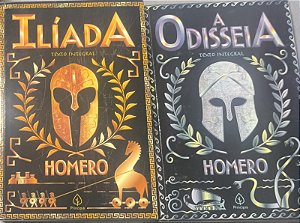 Box Homero com 2 livros: Ilíada e A Odisseia