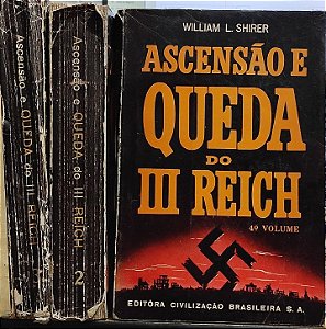 Kit 3 Volumes Ascensão e queda do III Reich - William L. Shirer (marcas)