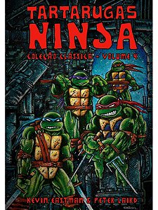 Tartarugas Ninja: Coleção Clássica Vol. 4 - Kevin Eastman - Capa Dura