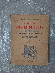 Manual do Mestre de Obras - Honorino Carneiro de Queiroz