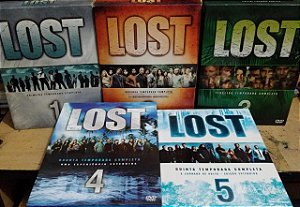 COLEÇÃO DVDS LOST 1 A 5 TEMPORADAS