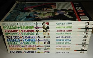 Rosario + Vampire Coleção mangás 1 ao 10 - JBC