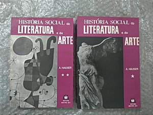 Coleção História Social da Literatura e da Arte - A. Hauser C/2 volumes