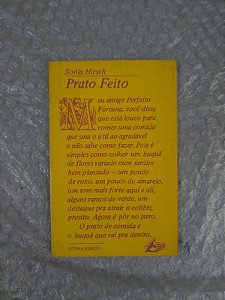 Prato Feito - Sonia Hirsch