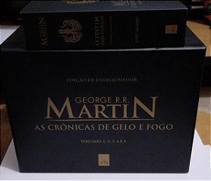 Box Crônicas de Gelo e Fogo - 5 volumes - Pocket - George R. R. Martin (leia a descrição)