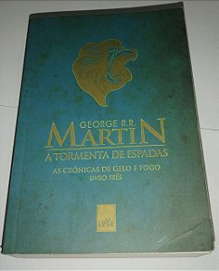 A tormenta de espadas - George R. R. Martin - Pocket Marcas de uso