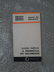 A Gramática do Decameron - Tzvetan Todorov