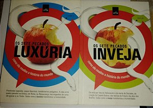 Os sete pecados Inveja + Luxúria - Ed. Leya - dois livros