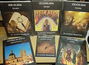 Coleção Religião - Padre Jonathan Albuquerque - Bibliologia Mandamentos Apocalipse Escatologia Eclesiologia História da Igreja