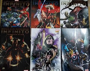 Coleção Infinito Marvel Panini - Hickman - Completa 1 ao 6