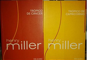 Kit 2 livros Henry Miller - Trópico de câncer + Trópico de capricórnio