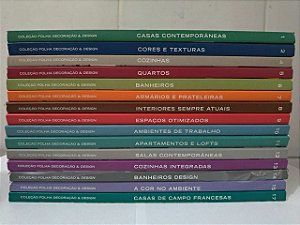 Coleção Folha Decoração e Design C/15 Volumes