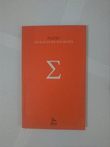 Apologia de Sócrates - Platão (capa laranja)