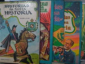 Coleção Histórias da Nossa História - José Pimenta Pinto C/5 Volumes