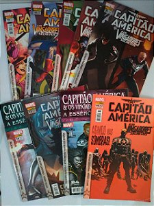 Coleção Capitão América e os Vingadores Secretos - Marvel C/9  Volumes