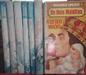 Coleção Os Reis Malditos: A Lei dos Varões - Maurice Druon - 7 Volumes Capa Dura