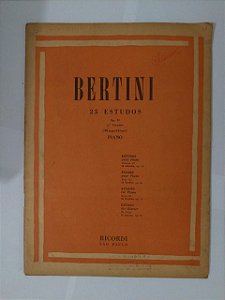 Partituras: Bertini - 25 Estudos (Piano)