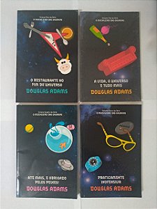 Coleção O Mochileiro das Galáxias - Douglas Adams 5 Volumes - Ed. Econômica
