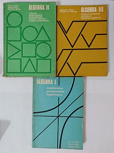 Coleção Álgebra C/3 volumes - Gelson Iezzi e Osvaldo Dolce