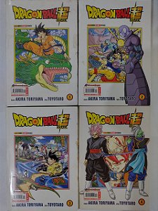 Coleção Dragon Ball Super - Akira Toriyama e Toyotaro C/4 volumes