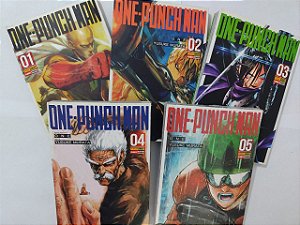 Coleção Hq One-Punch Man - C/5 volumes