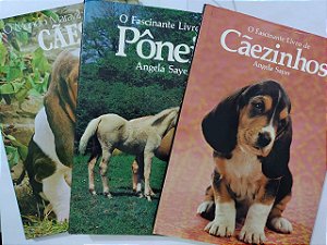 Coleção o Fascinante livro Cãeszinhos - Pôneis + o Mundo Maravilho dos Cães