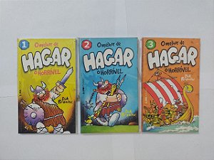 Coleção O Melhor de Hagar O Horrível - Dik Brown C/3 volumes