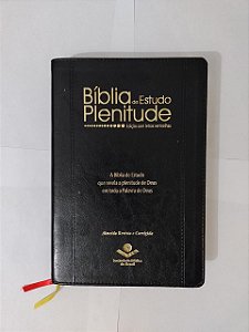 Bíblia de Estudos e Plenitude - Edição com letras Vermelhas