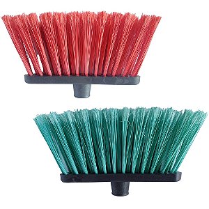 Vassoura Nylon Florada Pop Rodofort C/ Cabo Madeira 1,20 MT
