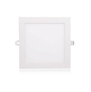 Plafon Led De Embutir 12w 6500k Bivolt 170x170mm