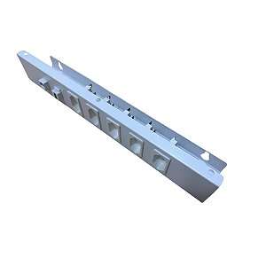 Calha J Para Mesa (390mm) + 5 Elétrica Branco