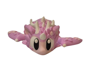 Dragão Flor de Cerejeira, Dragão Japonês, Dragão Sakura, Dragão articulado Rosa